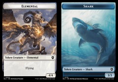 Elemental (0004) // Shark (0016) Double-Sided Token